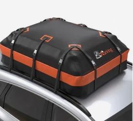 Asinking Car Rooftop Cargo Carrier Bag 21 Cubic feet Waterproof Car Roof Top Bag for All Cars with/Without Rack, Includes Anti-Slip Mat, 10 Reinforced