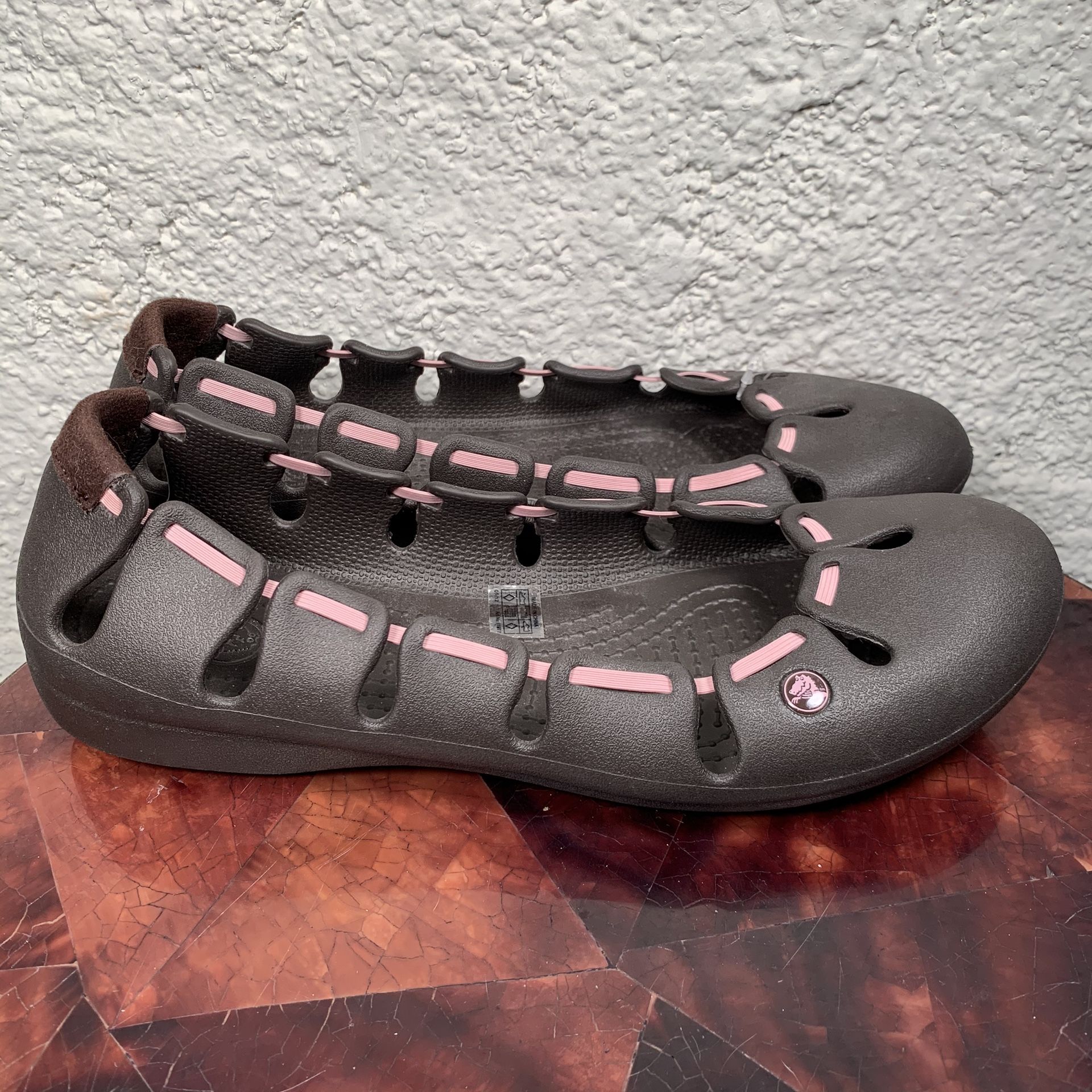 NEW Crocs Springi Ballet Flat Slippers Womens 10