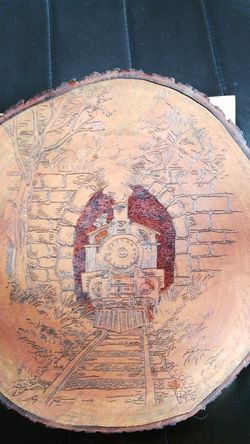 Wood burn train