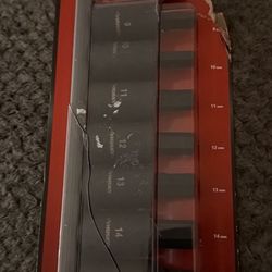 Husky 1/2 in. Drive Hex Bit Impact Socket Set MM (7-Piece)