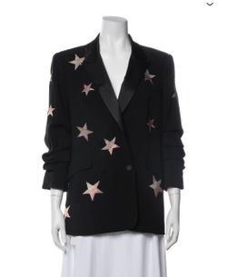 SAKS. Cinq à Sept Khloe Star-Embellished Blazer XS
