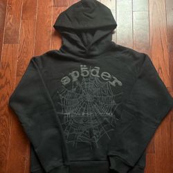 Sp5der Phantom Black Hoodie