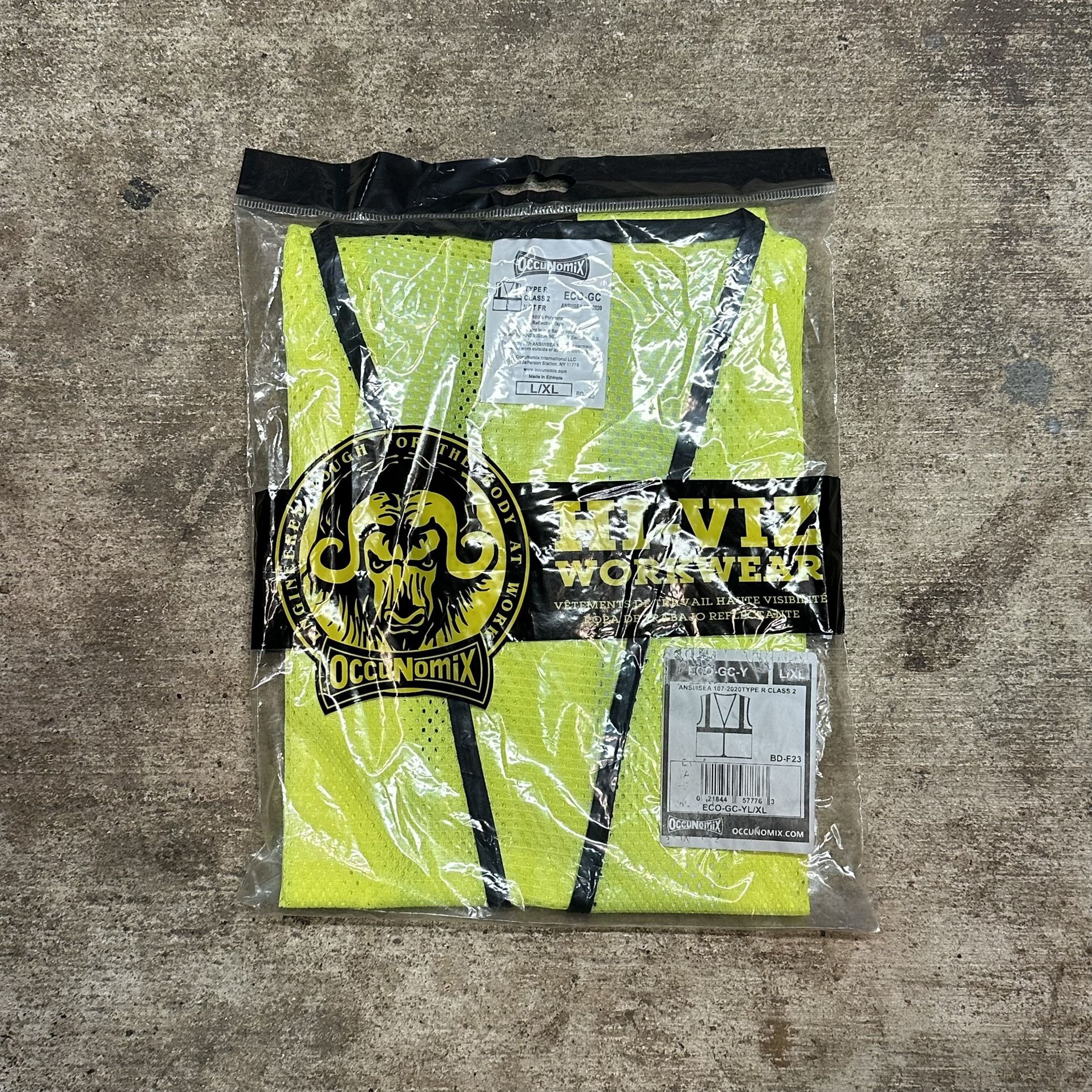 Occunomix Hi Viz Safety Best Size L/XL Class 2