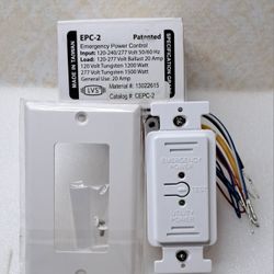NEW LVS Controls EPC-2 Emergency Lighting Power Control Retail Price $96