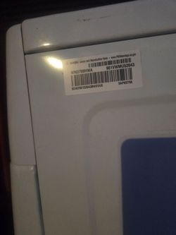 Washer  L G. Model #