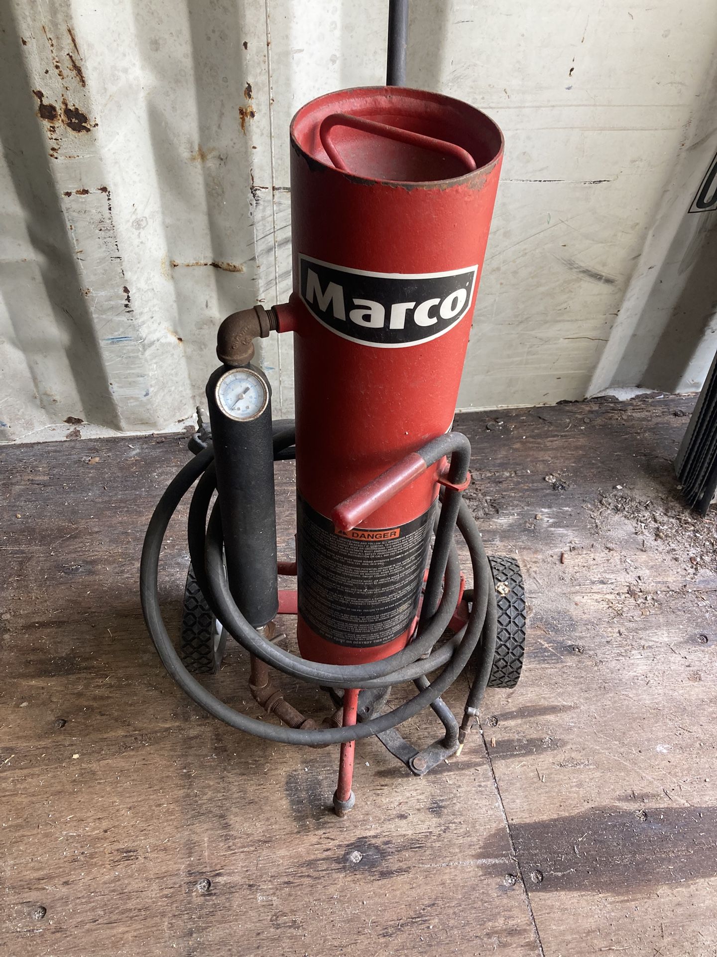 Marco Sandblasting Hopper