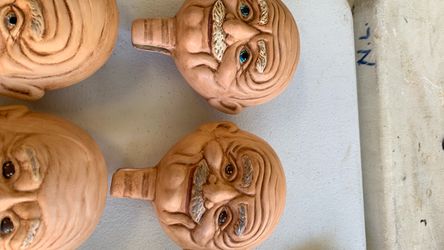 Doll heads painted. $10 EACH.