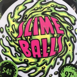 Brand new Slime Ball Wheels  54mm Skateboard Wheels