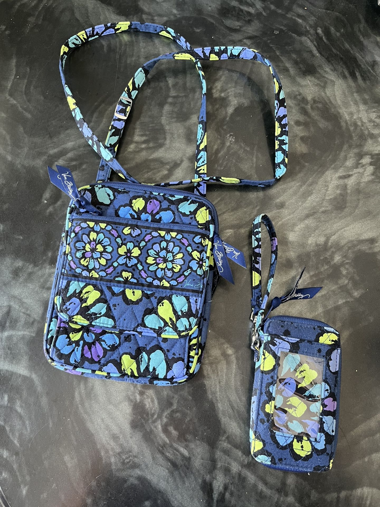 Vera Bradley Crossbody and Wristlet