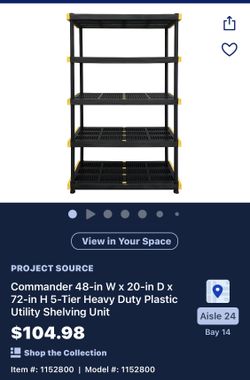 Commander Utility Shelves
