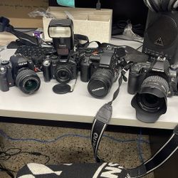 Lot Of 4 Cameras 
