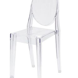 Clear Acrylic Set Of 2 Chairs 