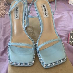 Steve Madden Blue Heels 