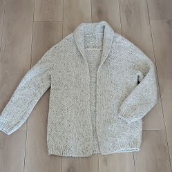 HANDMADE Open Front Cardigan S