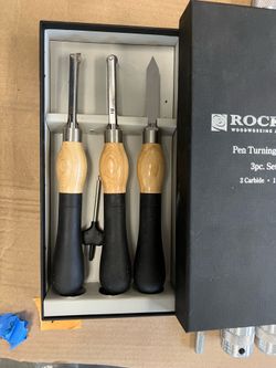 Rockler Pen Turning Tools – 3 Piece Set (Excellent Condition)