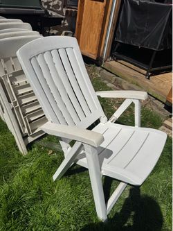set of 8 chairs recline