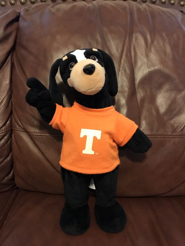 Smokey UT Mascot. Wiggles ard while singing Rocky Top & It's great to be a TN Vol!