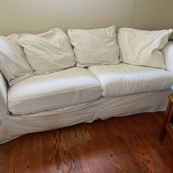 Pottery Barn Sofa (sleeper) and Love Seat
