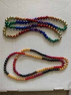 (2) - LGBTQ - Beaded Necklaces - (New)  Never Wore Them  $ 5 - Each