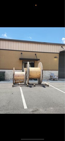 Wooden reels