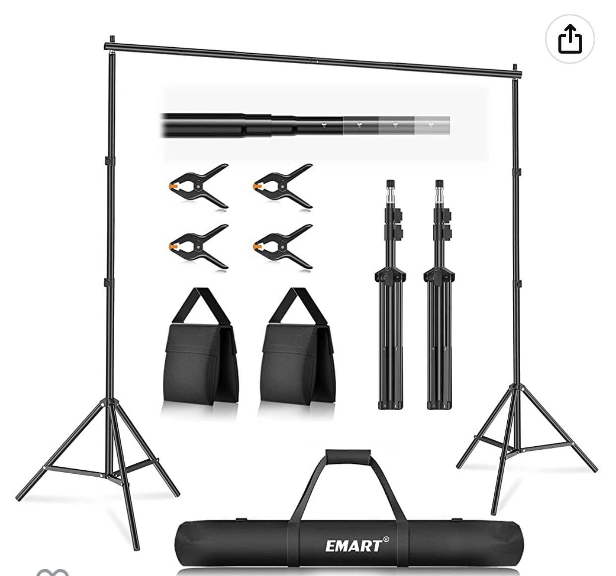 Backdrop Stand & Curtains