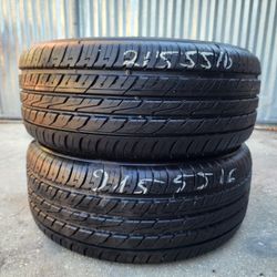 215/55/16 IRONMAN x2 Used Like New
