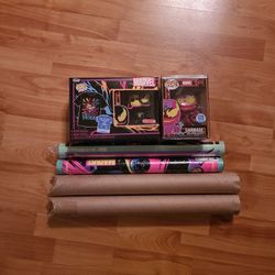 Venom And Carnage Funko Pop And Blacklight Posters Bundle 