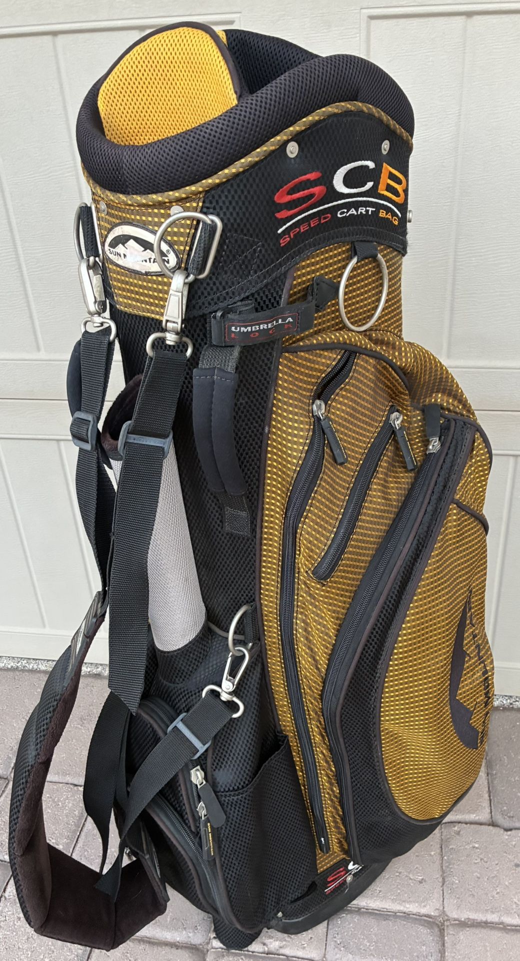 Sun Mountain Speed Cart Bag Black Gold