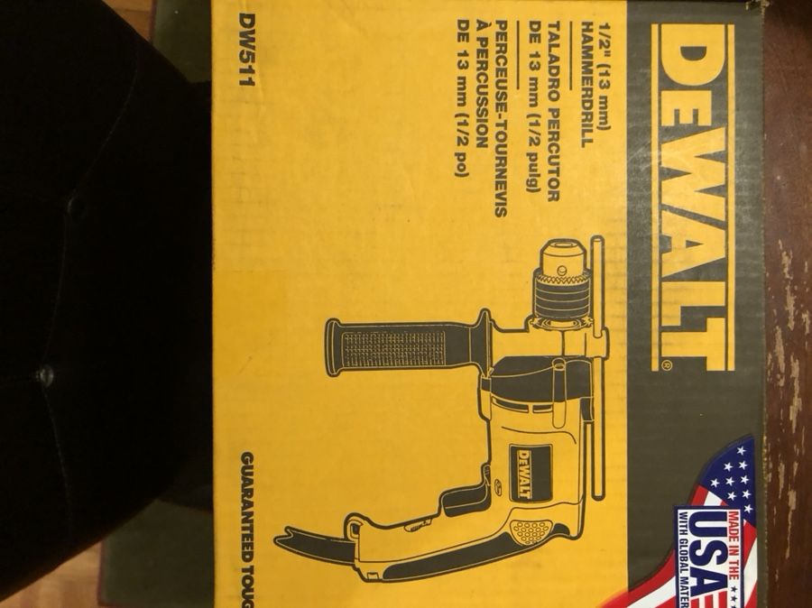 Dewalt hammer drill new never open