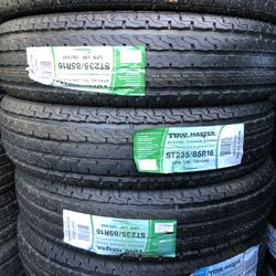 TRAILER TIRES 12 PLY. HD. ST 235/85/16