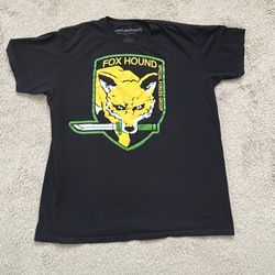 Metal Gear Solid Rising T Shirt Size XL Fox Hound 