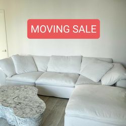 White Cloud Couch Modular Sectional Sofa 