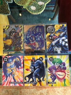 Marvel/DC Card Collection Vintage 1990’s Spider-Man, Batman, Venom, Hulk and more…