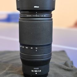 Nikkor Z 70-180mm F2.8