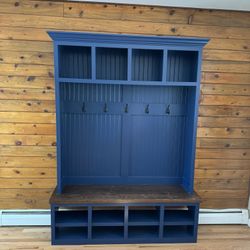 The Breckenridge - Custom Hall Tree / Mudroom Cabinet