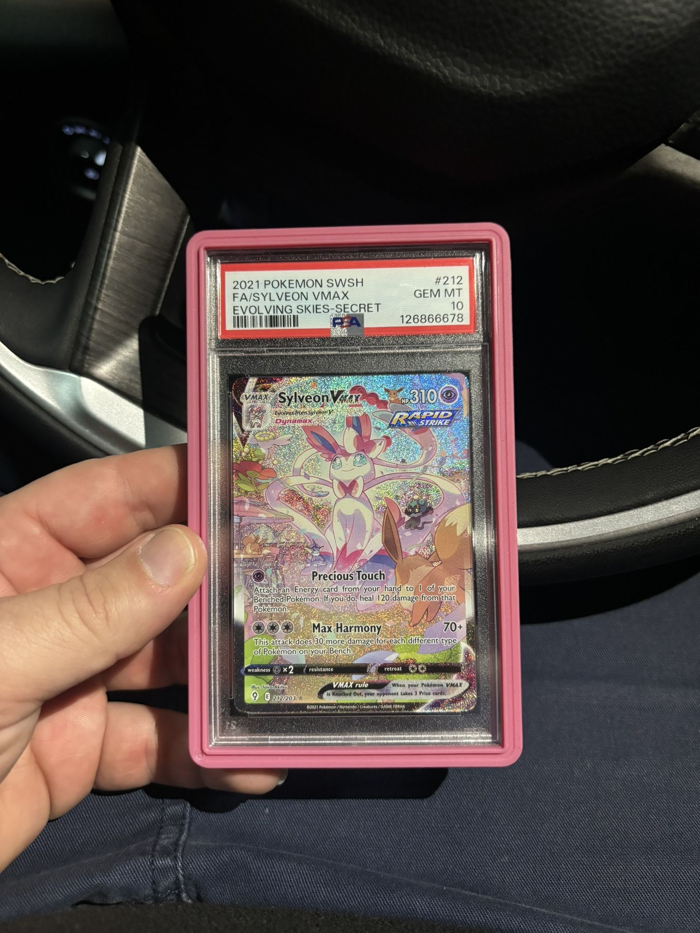 Sylveon Vmax Evolving Skies PSA 10