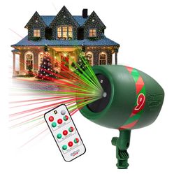 Star Shower Ultra 9 Outdoor Laser Light Projector and Remote