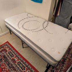 Twin Bed frame And Twin Mattress