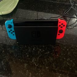 Nintendo Switch With Docking Station And Controller 