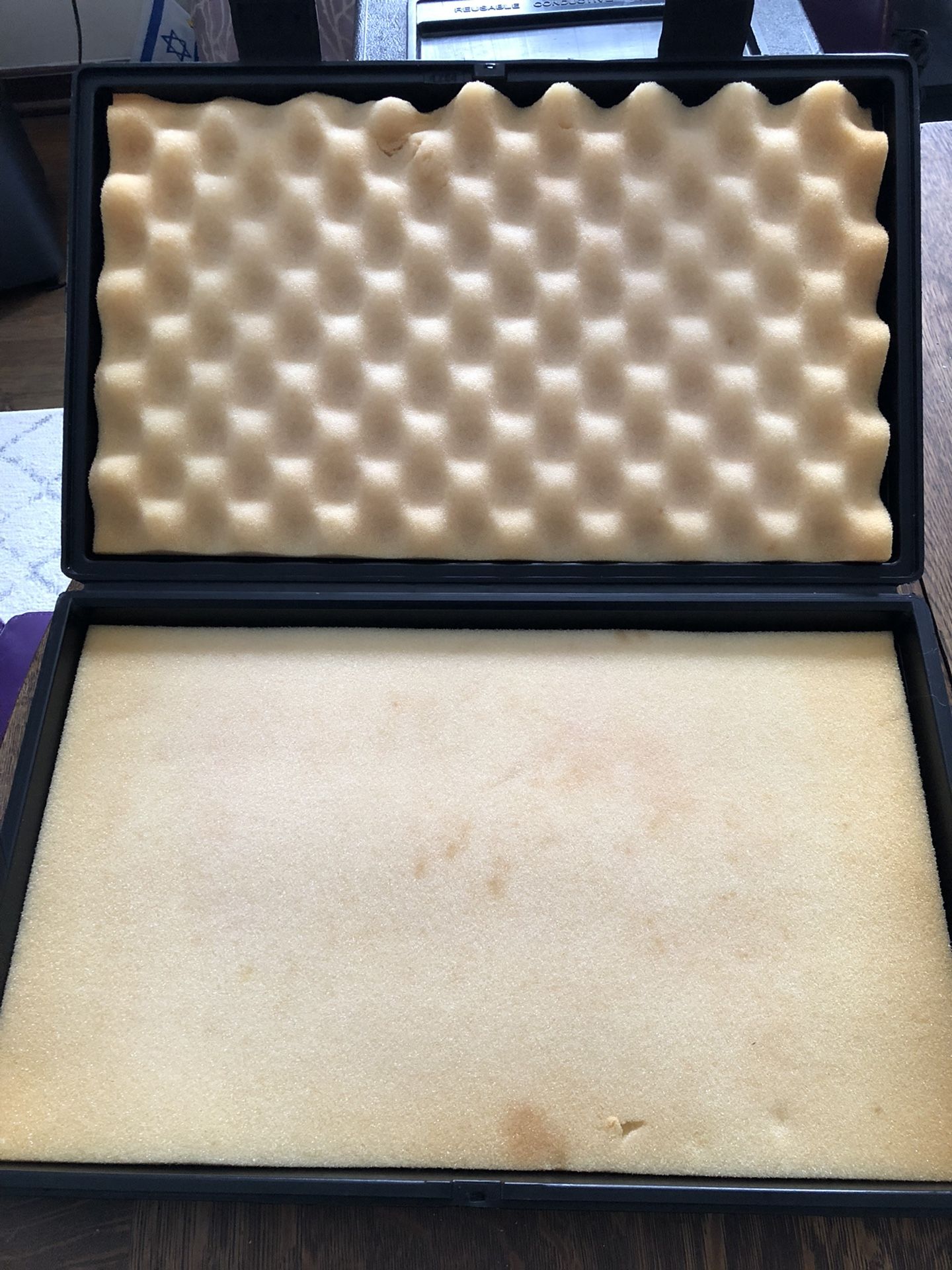Reusable Conductive Container 20” X 12.5 X2.75” W Foam