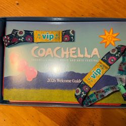 2 VIP COACHELLA WEEKEND 1 WRISTBANDS