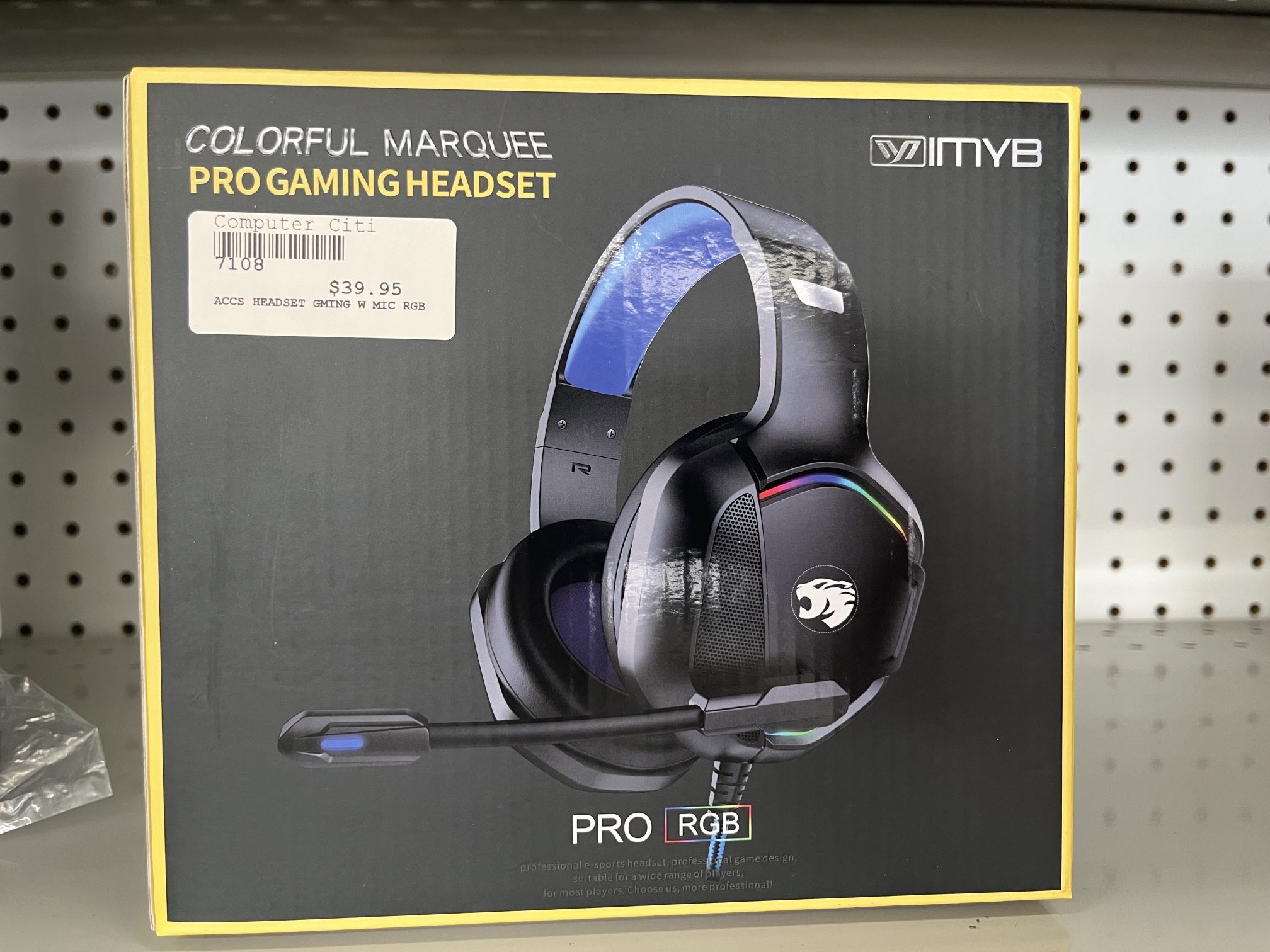 ACCS HEADSET GMING W MIC RGB