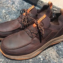 Ariat Brown Leather Composite Toe Work Shoes - Size 14