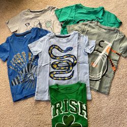 Tea collection t-shits kids size 6 plus one for St patricks day