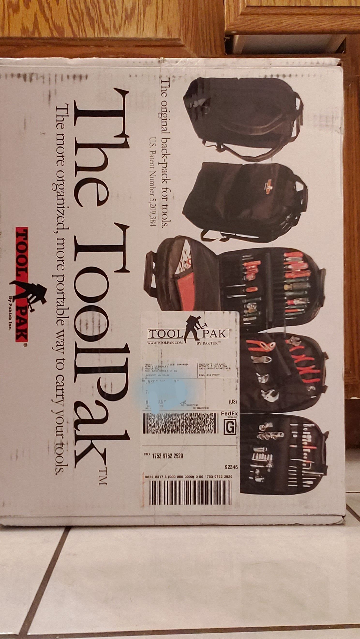 Toolpack Brand new in box. No tools included