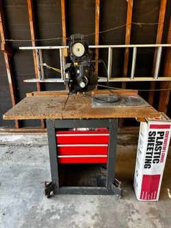 Vintage Craftsman Radial Saw & Accessories