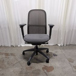Allsteel Gray Mesh Back Office Chair with Arms