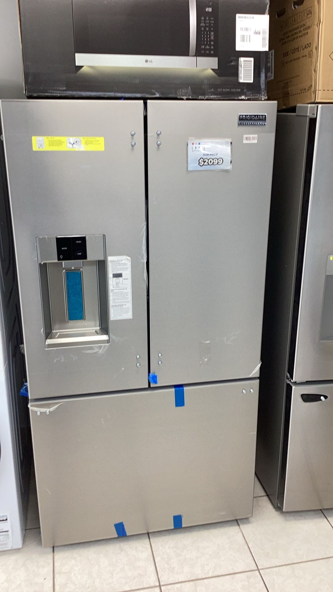 Refrigerator French Door 3-door Counter Depth Frigidaire Professional 