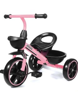  Tricycle for 2-5 Year Olds - Pink Toddler Trike  