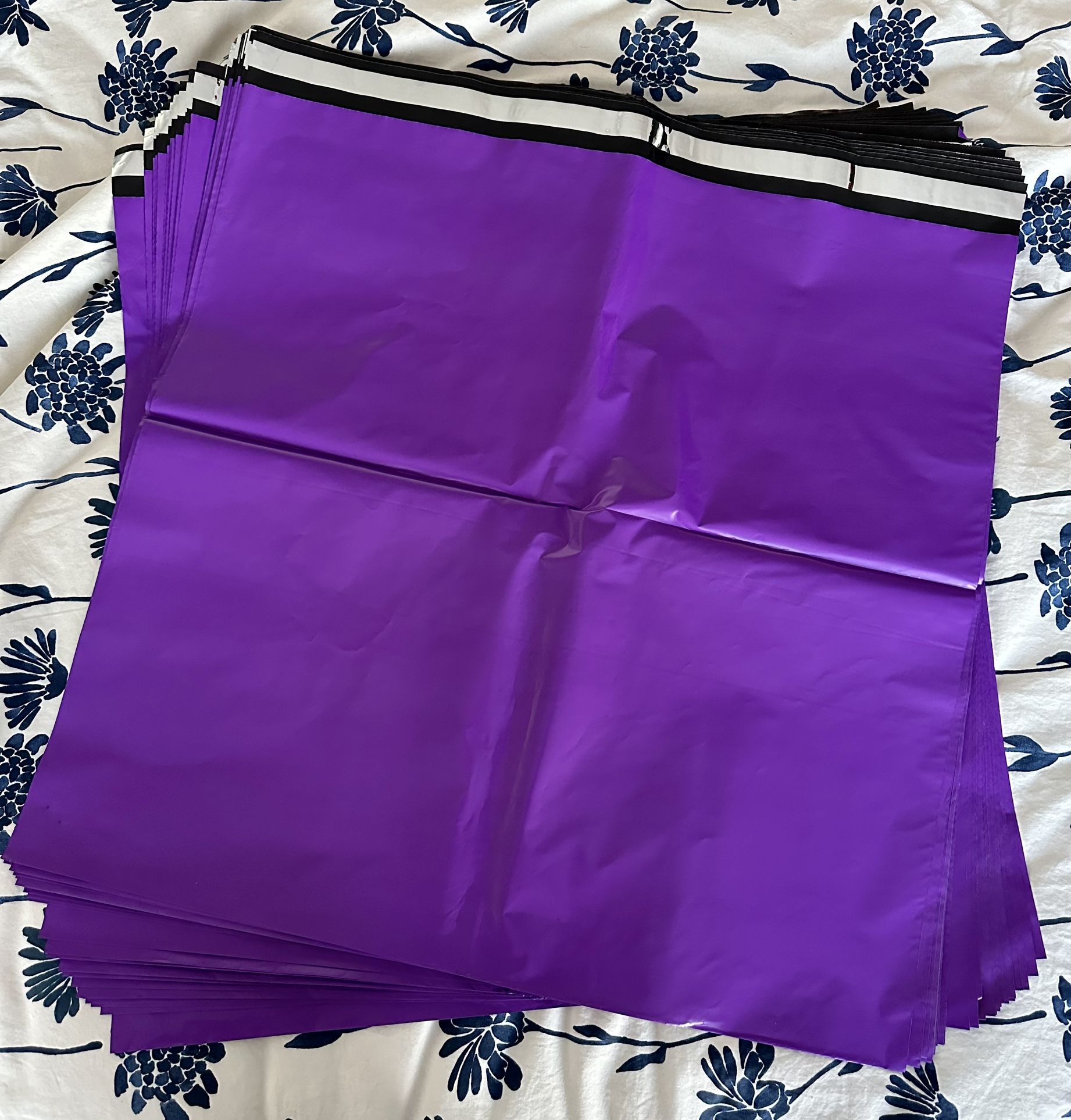 Poly Mailers 24x24 Inch Purple 30 Pack Extra Large Shipping Bags